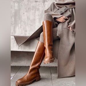 ZARA knee-high boots